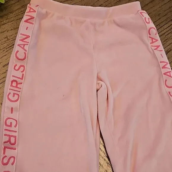 Girls Can Pink Sweatpants Ideology Size 6X - Picture 2 of 8